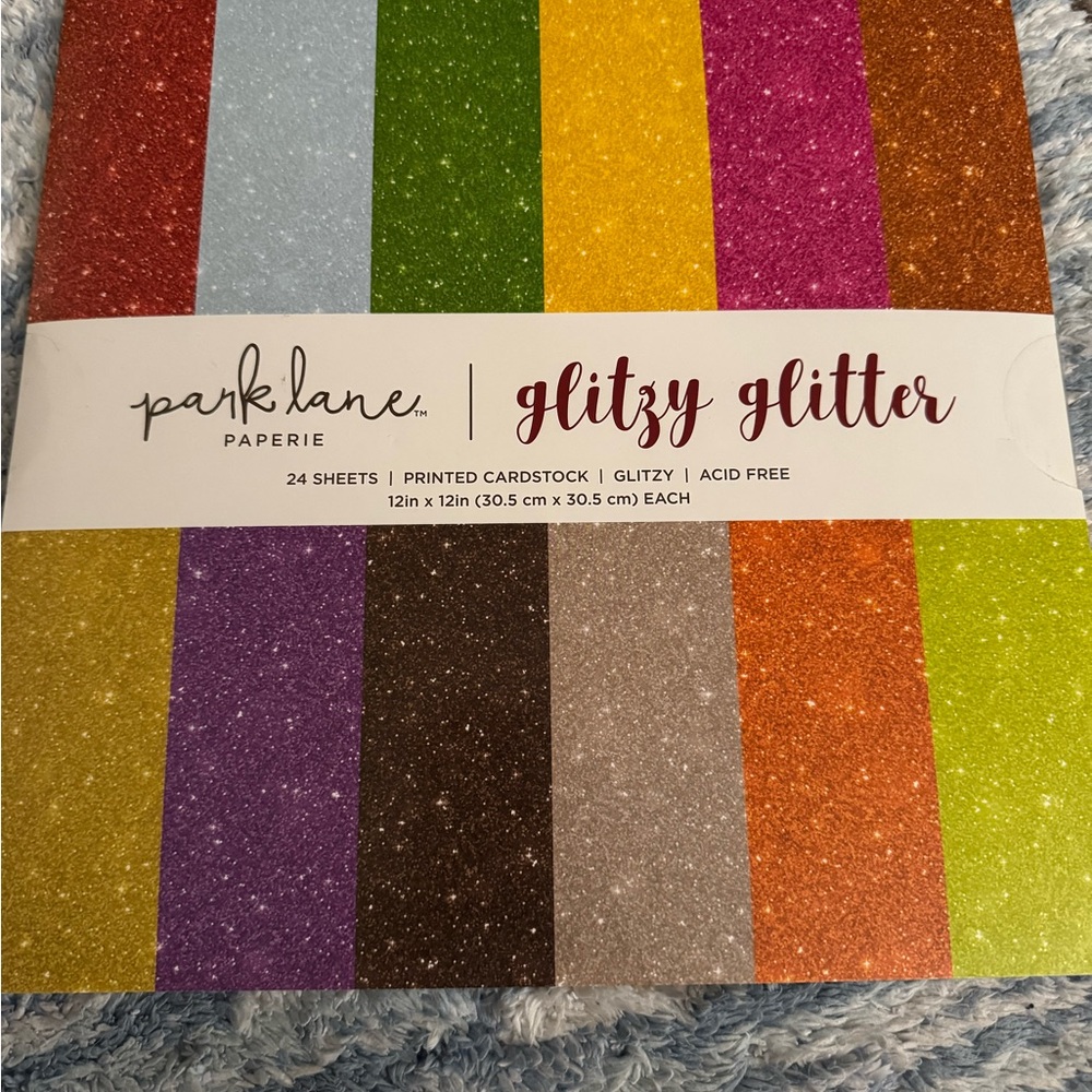 ParkLane Glitter Cardstock - Vibrant Multicolor